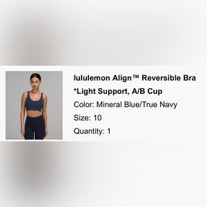 Lululemon Align Reversible Bra